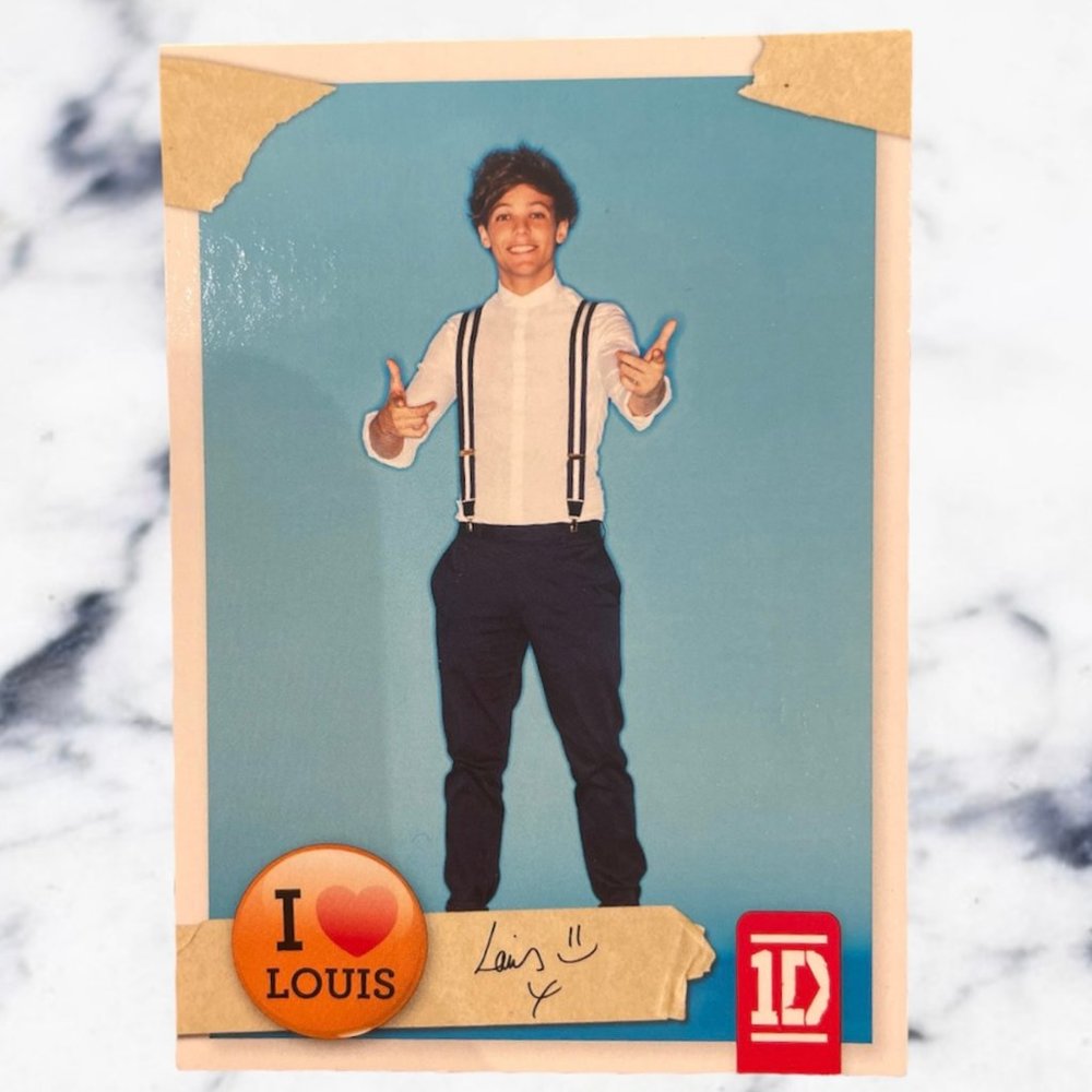 COPY - Official One Direction Trading Card Louis Tomlinson #29